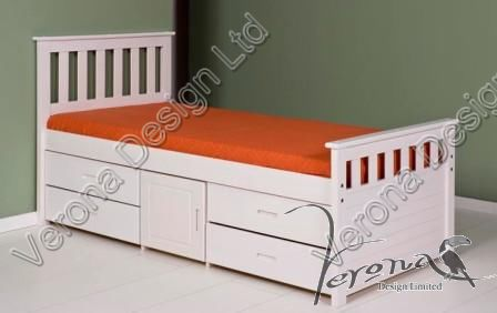 Ferra Captain's bed Storage White Wash.bmp